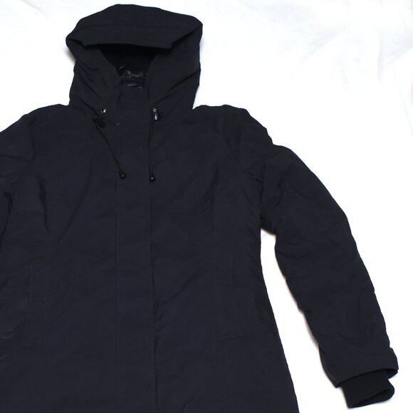 SCHOT NYC Save The Duck Parka All Black Jacket Size S Excellent Condition - Picture 5 of 13